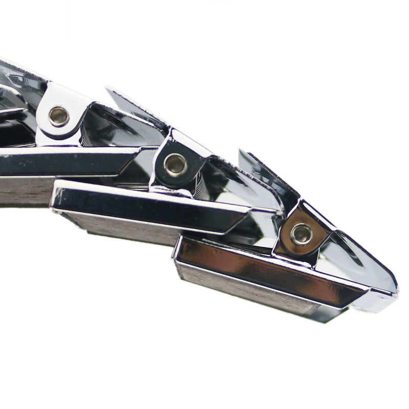 Ogrmar Metal Clip 1.2"-12 Pack Refrigerator Whiteboard Wall Magnetic Memo Note Clip Metal Clip (1.2") 1.2"