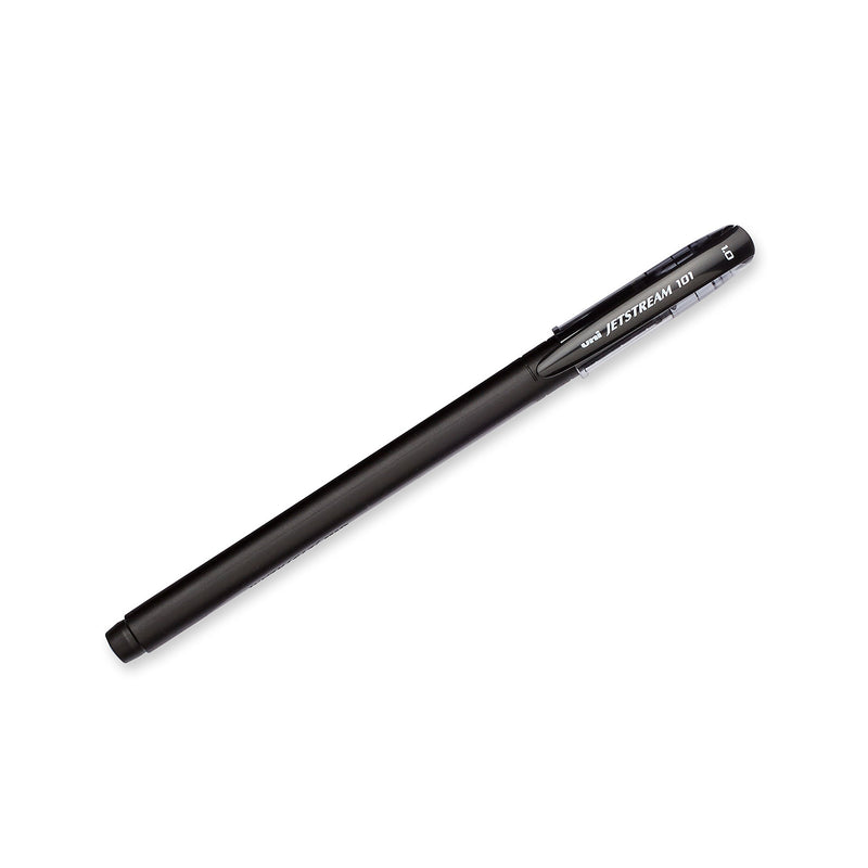 Uni-ball 1768011 Jetstream 101 Ball Point Pens, Bold Point, Black Ink, 12-Count Medium Point