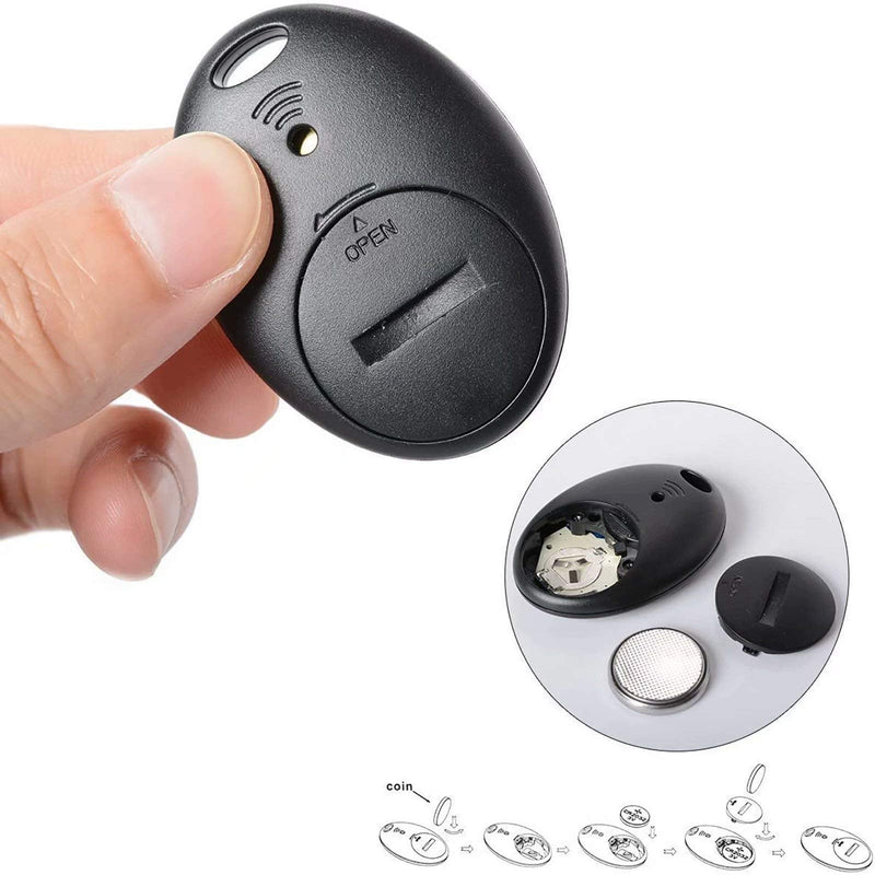 Vodeson KeyTag Key Finder TV Remote Control Finder, Easy to Use Suitable for The Elderly 80dB RF Key Locator Device,Key Finders That Make Noise Key Tracker/Wallet Finder,1 RF Transmitter 2 Receivers