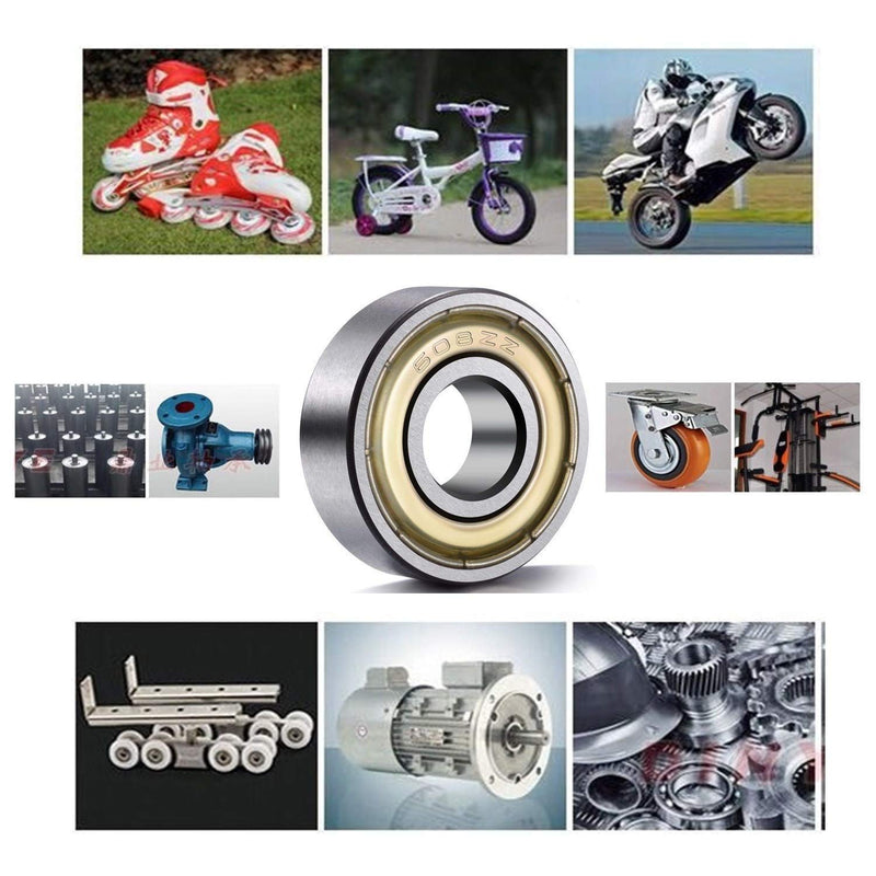 Donepart 608ZZ Bearings Skateboard Bearing C3 High Speed 8mmx22mmx7mm Bearings for Skateboards, Electric Motor, Wheels, Scooters, Longboard, 3D Printer, Spinners (10 Pack) 10