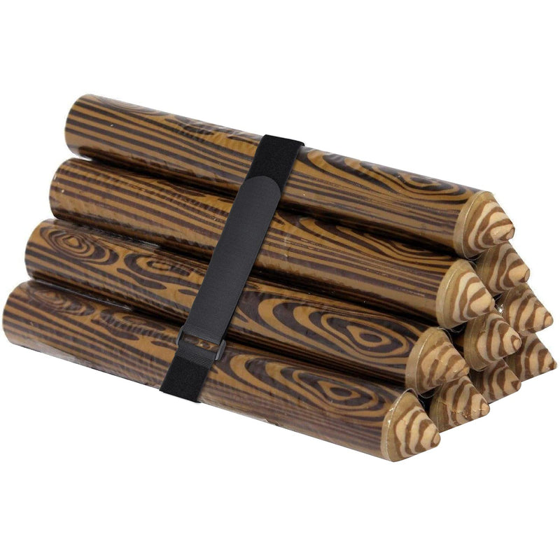 2 x 60 Inch Hook and Loop Cable Tie, 6 Pack Heavy Duty Adjustable Fastening Adhesive Cinch Strap with Plastic D-ring Buckle, Multi-Purpose Reusable Cord Organizer by Cacturism 2 x 60 Inches, 6 Pack