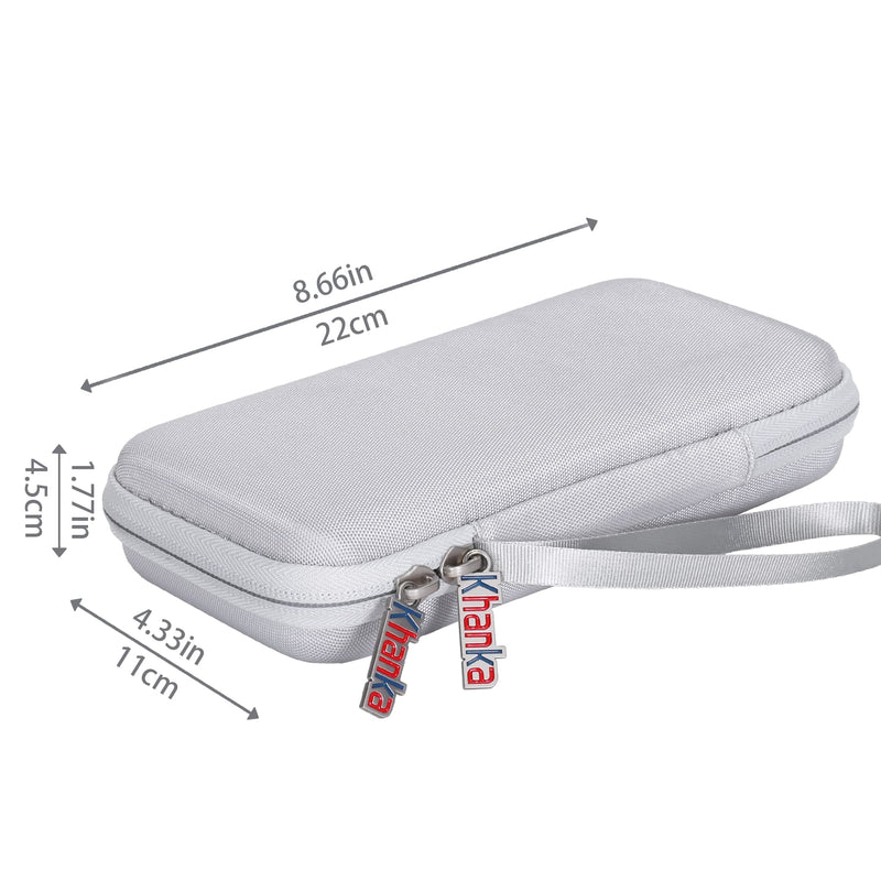 Khanka Hard Travel Case Replacement for Texas Instruments TI-83 Plus/TI-84 Plus/TI-84 Plus CE Color Graphing Calculator, Case Only (Bright White)