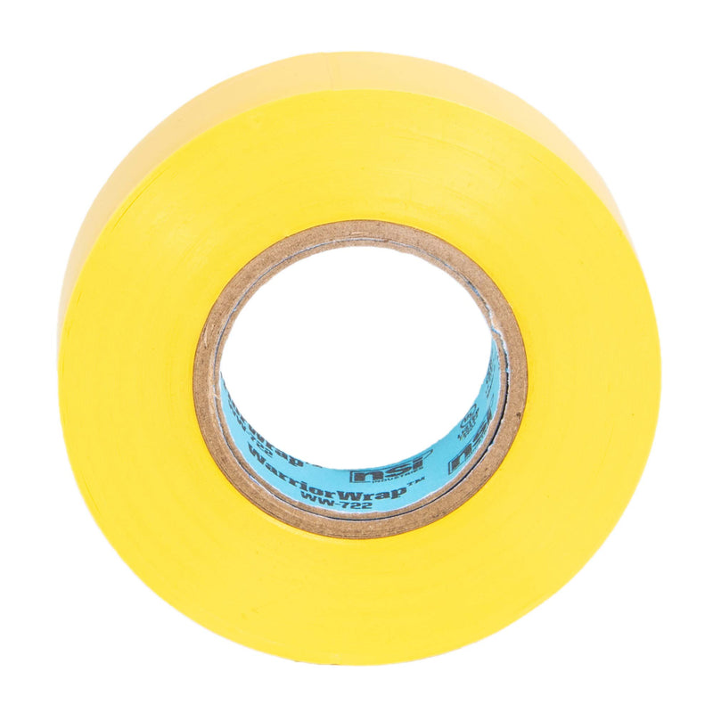 NSi Industries WarriorWrap Select 3/4 in. x 60 ft. 7 mil Vinyl Electrical Tape, Yellow (WW-722-YL)