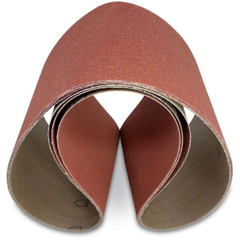 Red Label Abrasives 4 X 36 Inch 36 Grit Metal Grinding EdgeCore Ceramic Sanding Belts, Extra Long Life, 3 Pack