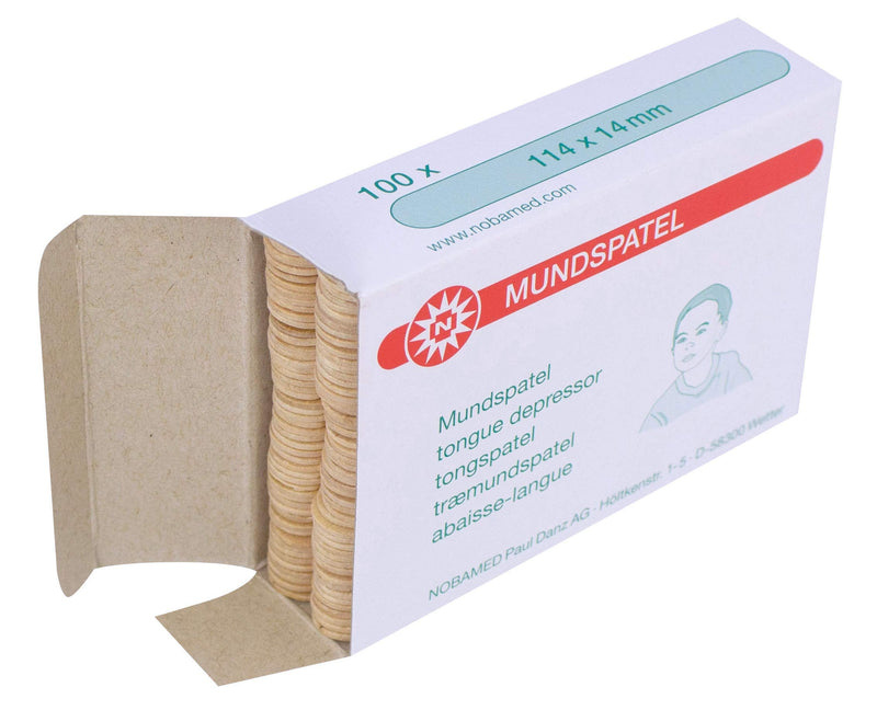 100 wooden spatulas from Noba bandages in various sizes (large (150 x 18 mm))