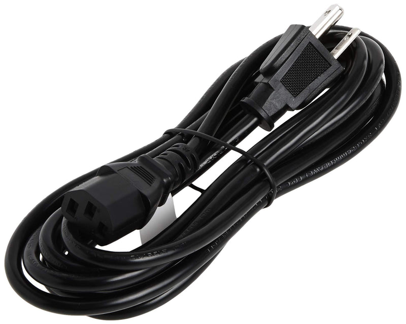 StarTech.com 10 Ft Standard Computer Power Cord (NEMA 5-15P to IEC 320 C13) - 18 AWG Replacement AC Power Cable for PC or Monitor - 125V, 10A (PXT101_10) 10 ft/3 m 1 Pack