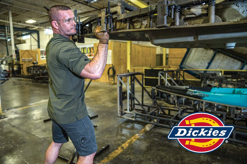 Dickies mens Dri-tech Moisture Control Quarter Socks Multipack Shoe Size: 5-9 Black (6 Pairs)