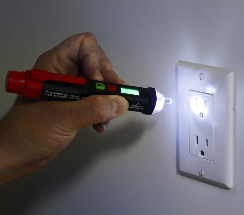 VViViD REV Non-Contact Dual Mode AC Voltage Detector Tool 12-1000V