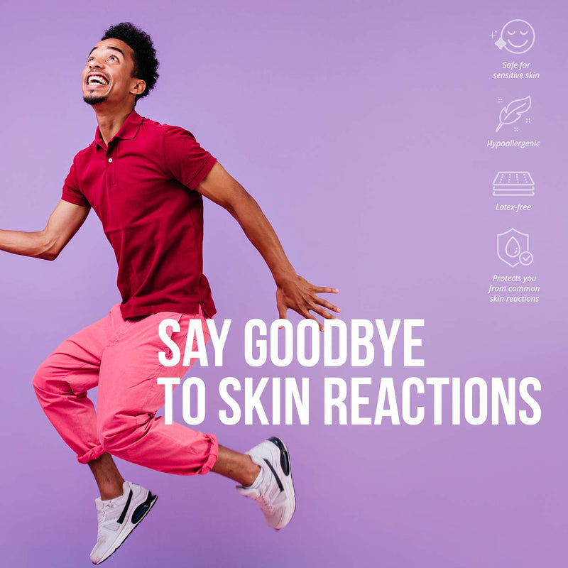Skin Glu (from the Makers of Not Just a Patch), Pre-CGM Skin Patch Barrier Wipes, Hypoallergenic Latex Free Wipes for Sensitive Skin, Pack of 40 Wipes Skin Glu Barrier
