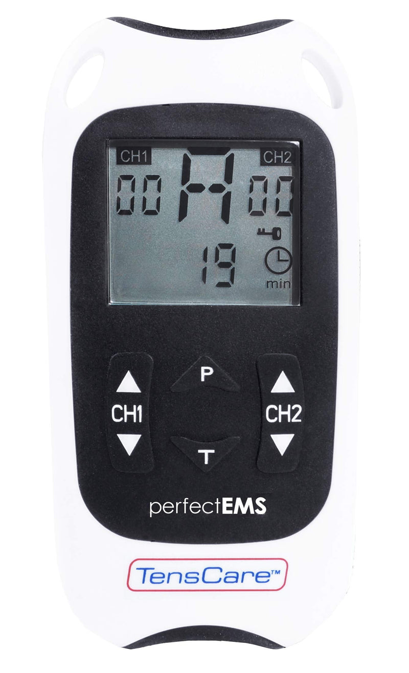 TensCare Perfect EMS - Unit for Muscle Rehabilitation, Toning and Strengthening Utilising Clinically Proven EMS Technology. TENS Technology to Help with Pain Relief Management