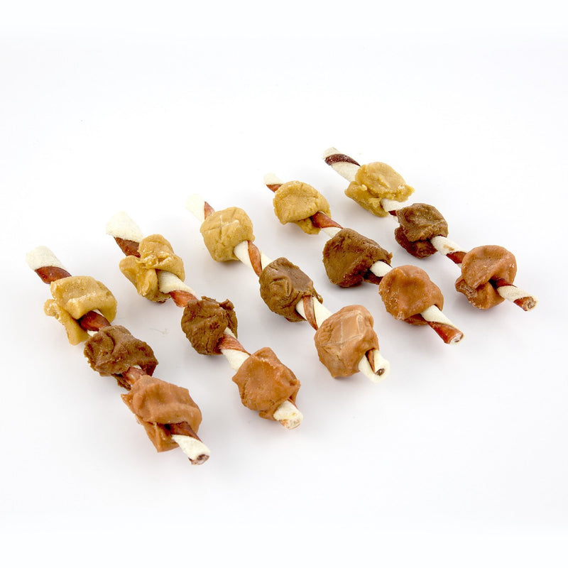 Good'N'Fun Triple Flavored Rawhide Kabobs for Dogs 18 Count (Pack of 1)