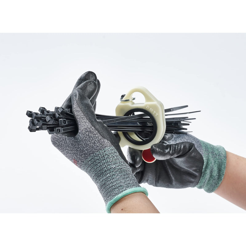 DMTT Zip Tie Organizer Band with 10 Pcs of 8 inch Black Zip Ties for Cable ties Arrangement and Waste Reduction. DMTT_01 Zip Ties Band_001 1- 1 Pc