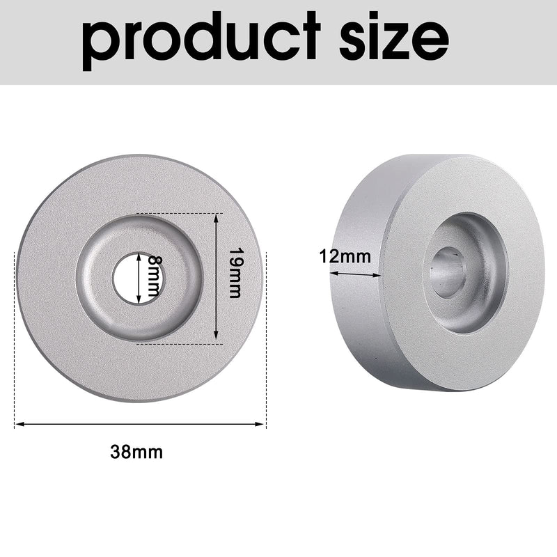 Frienda 45 RPM Adapter 7 Inch Vinyl Record Solid Aluminum Dome 45 Adapter for Vinyl Record Turntables