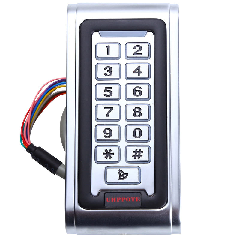 UHPPOTE Waterproof IP68 Metal Case Stand-Alone Access Control Keypad with Wiegand 26 bit Interface for 125khz RFID Card