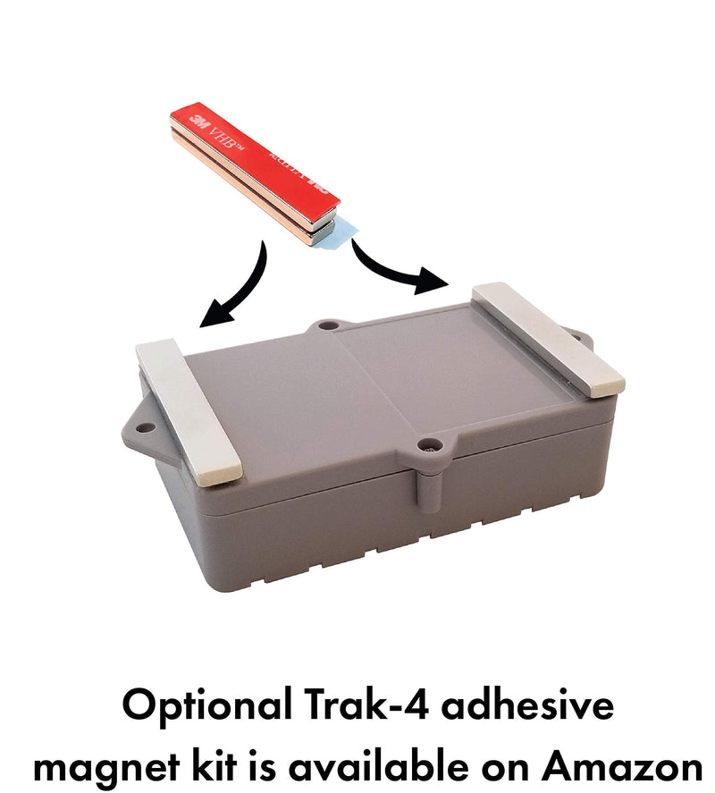 Trak-4 12v GPS Tracker with Wiring Harness for Tracking Equipment, Vehicles, and Assets