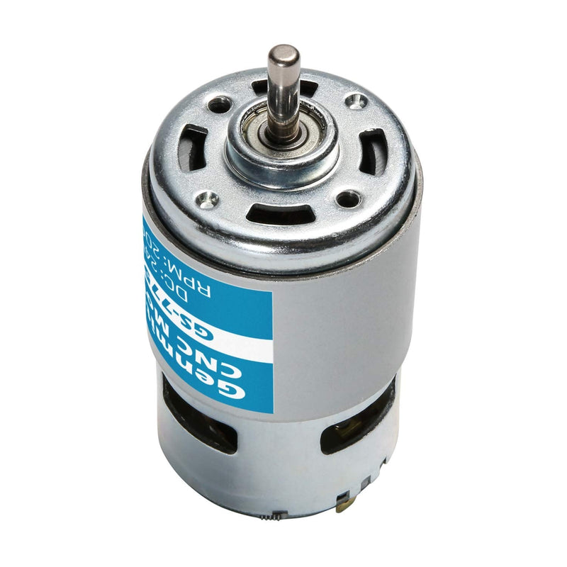 Genmitsu GS-775M Micro DC 24V 20000RPM 775 Motor, Double Ball Bearing, High Power, Noise Suppression, DC Motor Driver for Electrical Tools DIY