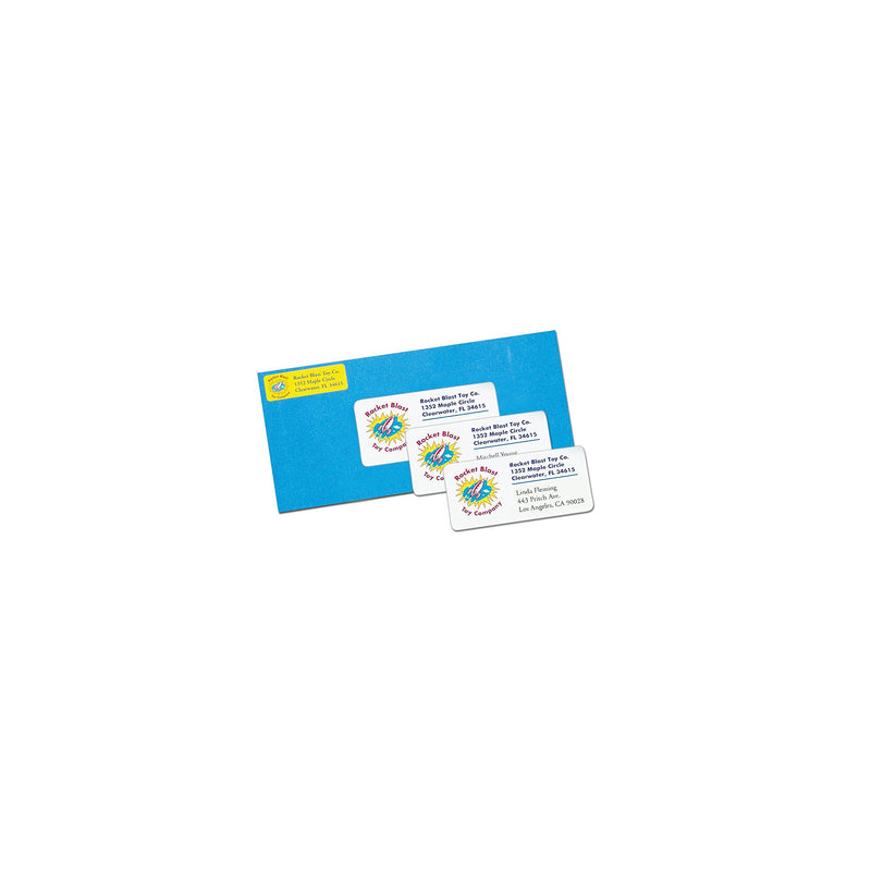 Avery Matte White Color Inkjet Printing Labels (8253)