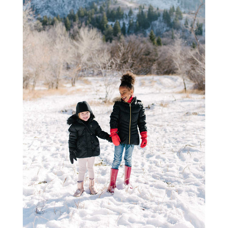 Children Toddlers Infant and Baby Mittens - Thinsulate Winter Waterproof Gloves .6-12 Months Navy