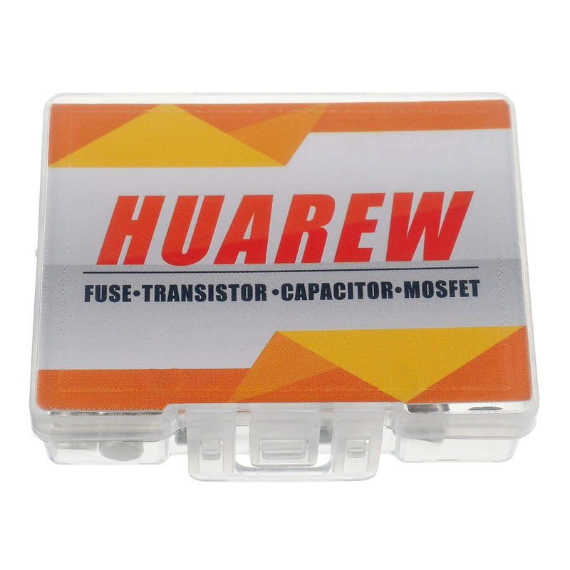 HUAREW T1AL250V 20pcs 5x20mm slow melting glass fuses 1A 250V 0.2 x 0.78 inch time delay fuses T1A