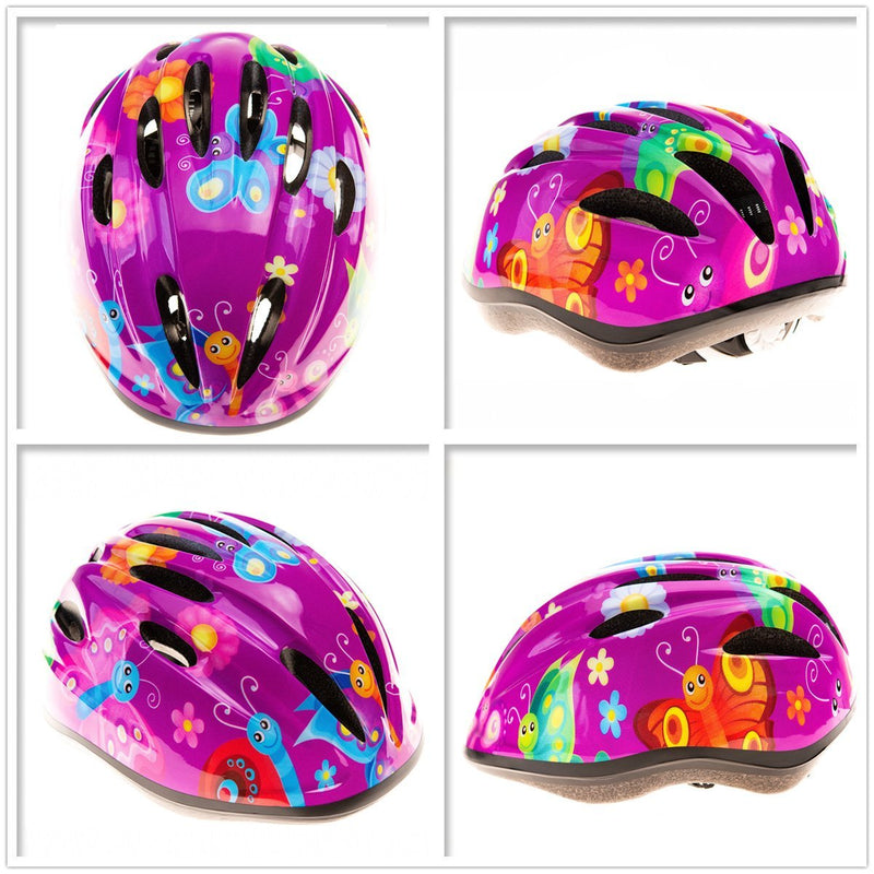 Girl Helmet for Bike,Kids Bike Pink Helmet for Girls Easily Adjuastable and Multi-Sport, from Toddler to Youth CPSC Certicated Butterfly Windmill