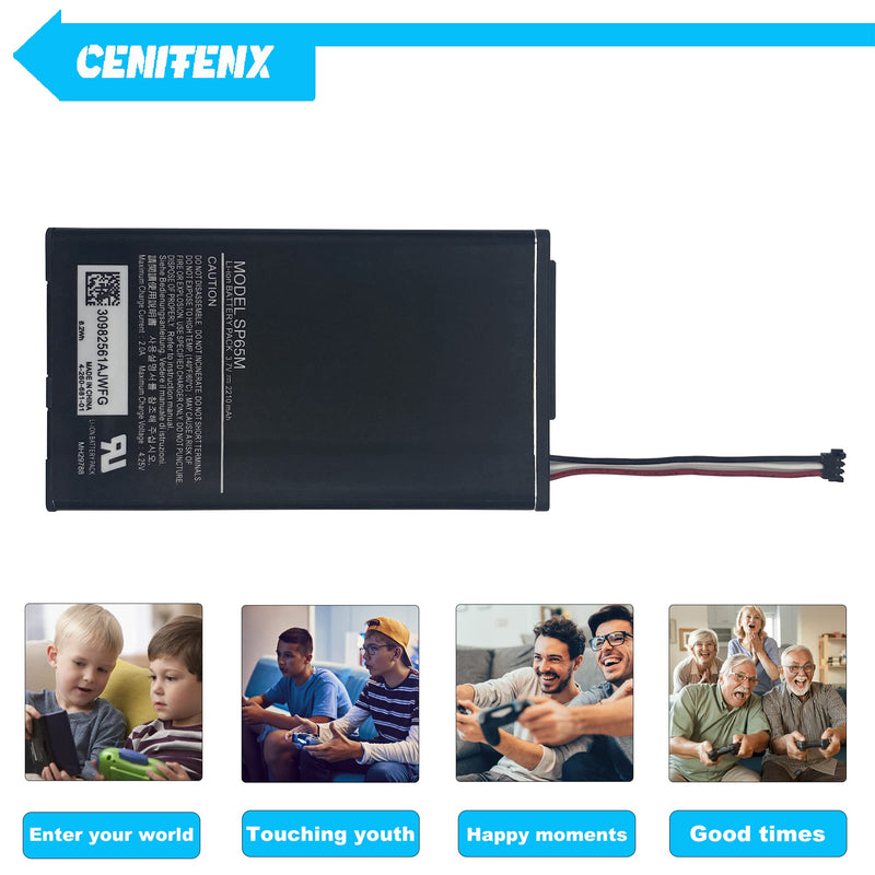 CENIFENX SP65M 3.7V 2210mAh Battery Replacement for Sony Playstation PS Vita PCH-1001 PCH-1101 1003 1103 Battery, with Repair Tool Kit