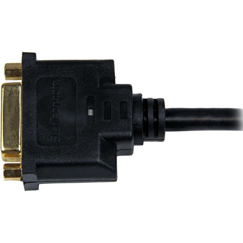StarTech.com HDMI Male to DVI Female Adapter - 8-Inch - 1080p DVI-D Gender Changer Cable (HDDVIMF8IN), Black