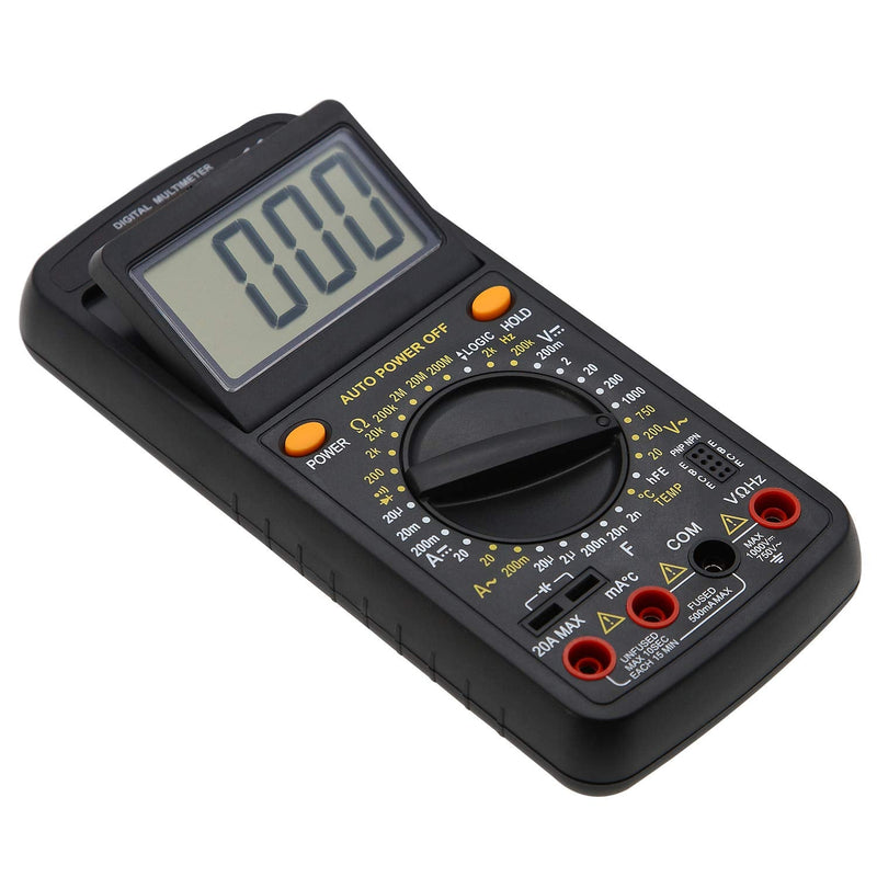 AMTAST Digital Multimeter AC/DC Amp Ohm Voltage Resistance Continuity Capacitance Diode HFE Temp Tester AMT32