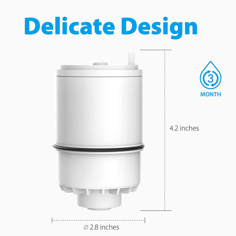 Waterdrop RF3375 NSF Certified Water Filter, Replacement for Pur RF3375 (RF33752V2) Faucet Water Filter (Pack of 3),Model No.: WD-C08B