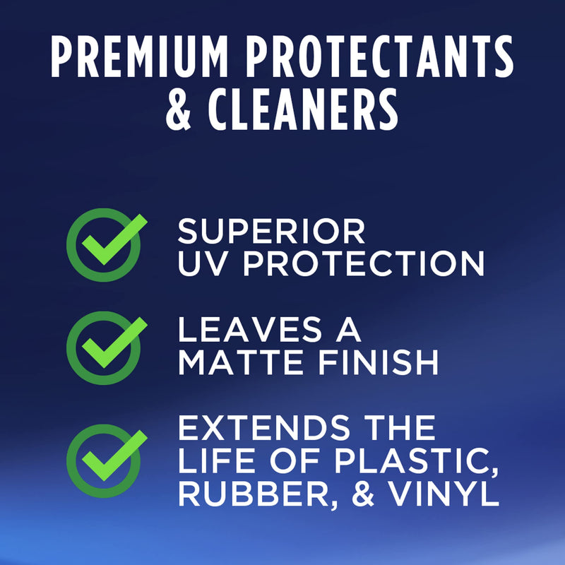 303 Marine UV Protectant for Vinyl, Plastic, Rubber, Fiberglass, Leather And More â€“ Dust and Dirt Repellant - Non-Toxic, Matte Finish - 10 fl. oz. (30305) 10 Fl. oz.