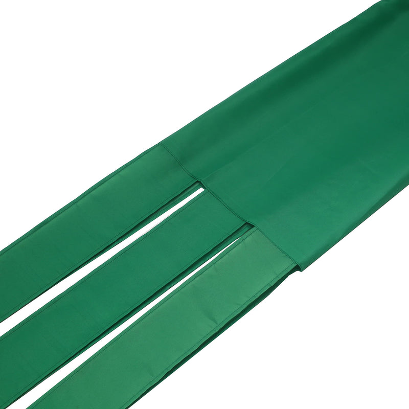 MSFHHA Green Flag WindSock Solid Color 2 Pack Stripes Wind Socks for Yard and Garden Flag, 60 inch Green windsock