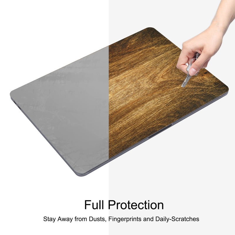 Digi-Tatoo Decal Skin Compatible with 2022 MacBook Air 13.6 inch (Model A2681 w/ M2 chip) - Protective and Decorative Full Body Laptop Skin Decal Sticker, Anti-Scratch Vinly Wrap [Wood Texture 2] Air 13" 2022 Wood Texture 2
