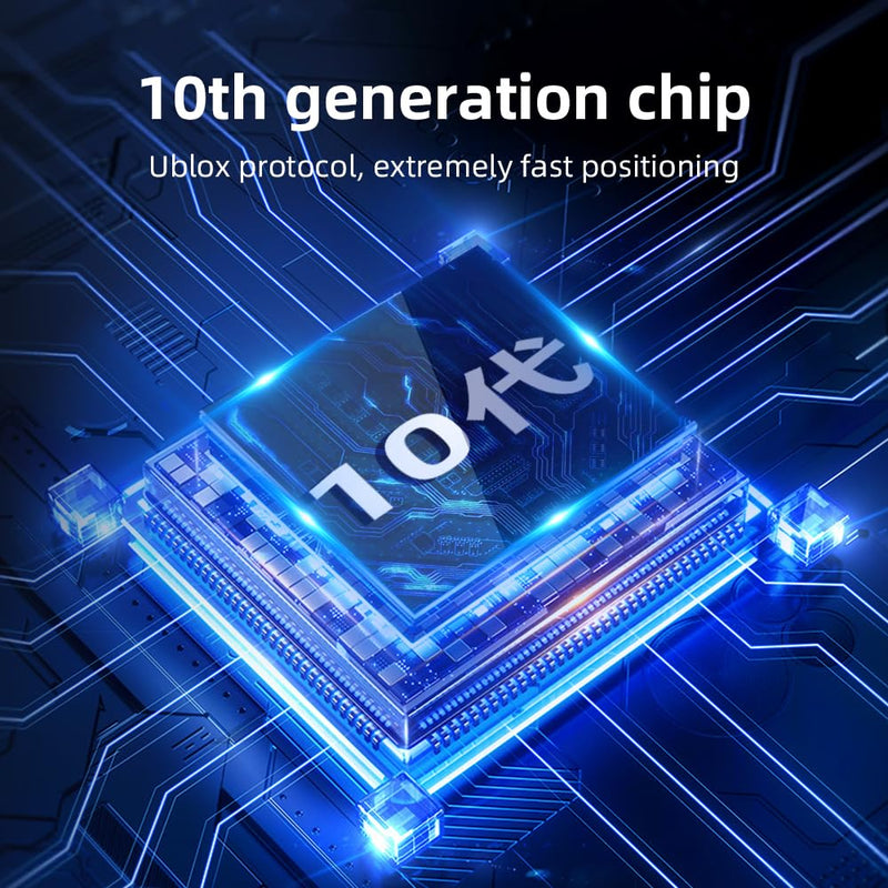 HGLRC M100-5883 GPS Module, Upgraded 10th Generation Chip with Compass for UBLOX Compatible with FPV Fixed-Wing UAV