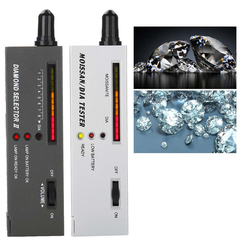 Tester Diamanti Professional Diamond Tester, Diamond Measuring Pen + Moissan Pen Diamond Moissanite Test Hardness