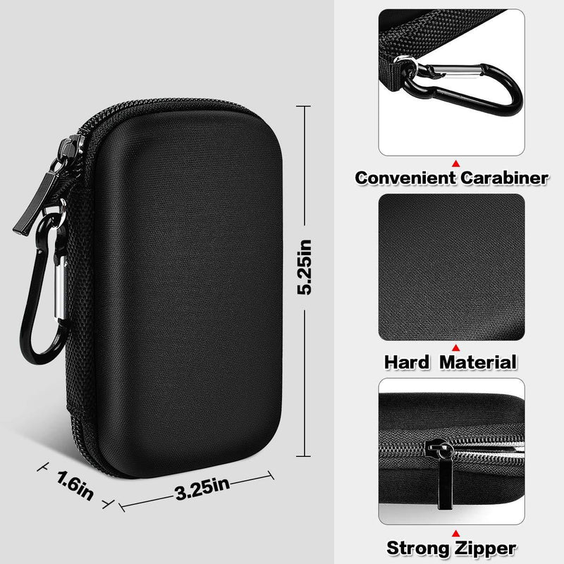 Case Compatible for WD 1TB 2TB 500GB My Passport SSD External Portable Drive, Carrying Storage Holder Bag Also fits for USB Cables( Case Only)