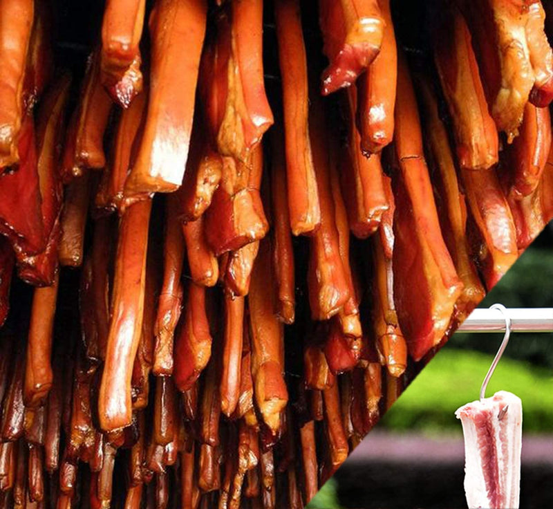 20 Pack 5 Inch Meat Hooks for Butchering Hanging Smoking BBQ Accessories