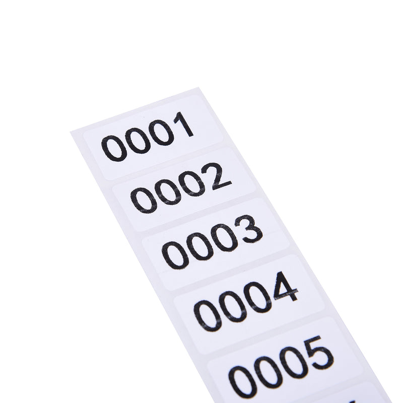 Inventory Labels - Consecutive Number Labels Inventory Stickers - Product Claiming Labels 1-1000 Clothes Numbers, Moving Box Numbering 0.75" x 1.5" Size Labels