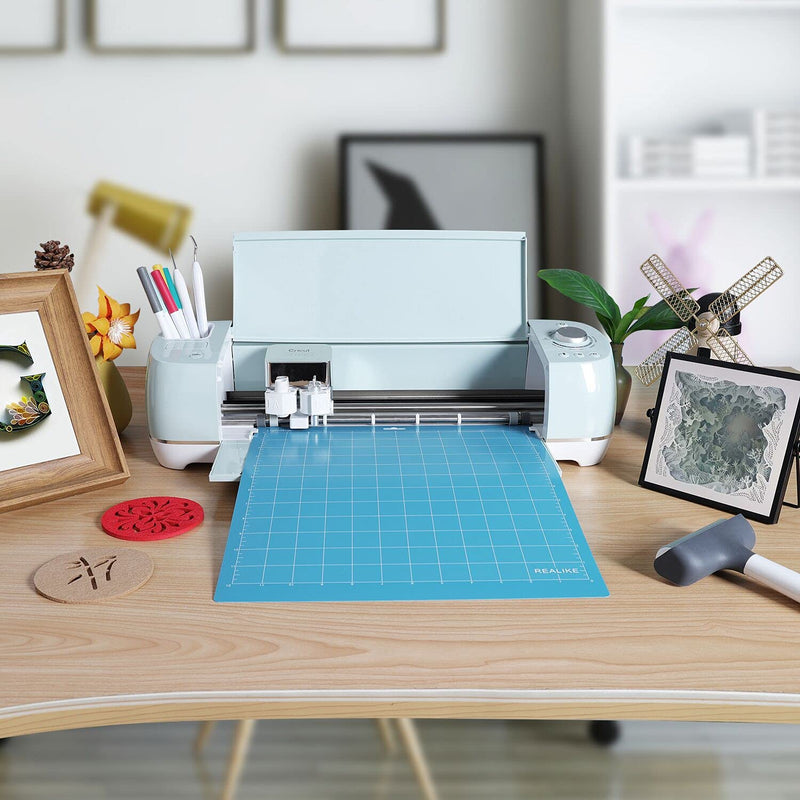 REALIKE 12x12 Cutting Mat for Cricut Explore One/Air/Air 2/Maker(3 Mats), Gridded Adhesive Non-Slip Cut Mat for Crafts, Quilting, Sewing and All Arts (Variety) Variety for Cricut 12*12 (3 Mats)