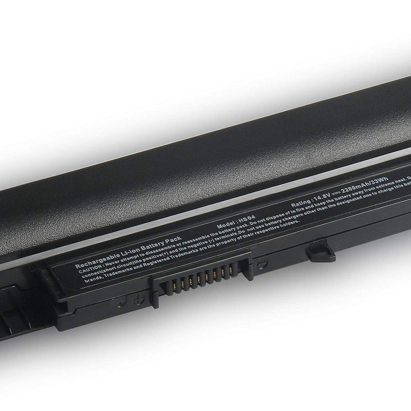 HS04 HS03 Laptop/Notebook New Battery Replacement for HP 807956-001 807957-001 807612-421 807611-221 240 G4 HSTNN-LB6U HSTNN-DB7I HSTNN-LB6V TPN-I119 807611-421 807611-131-[4 Cells/2200mAh/33Wh]