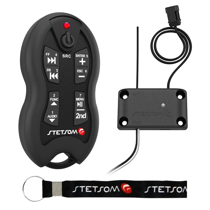 Stetsom SX2 Long Range Universal Infra-Red Remote Control 16 Function (Black) Standard Packaging