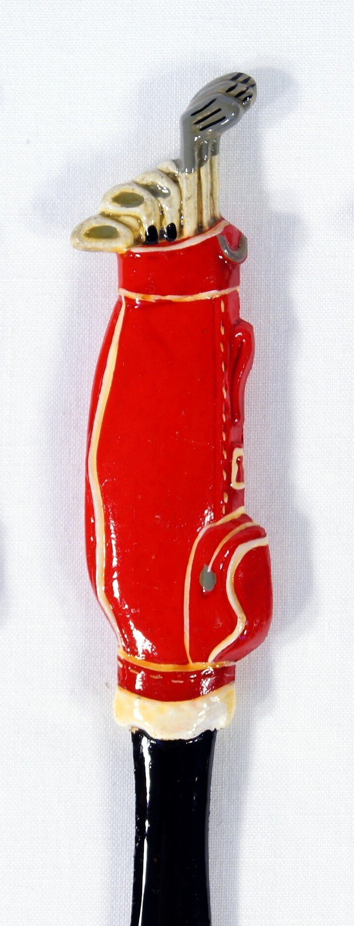 LX Hand Painted Red Golf Club Bag Letter Opener