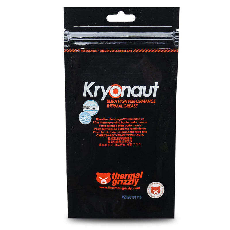 Thermal Grizzly Kryonaut The High Performance Thermal Paste for Cooling All Processors, Graphics Cards and Heat Sinks in Computers and Consoles (11.1 Gram) 11.1 Gramsâ€¦