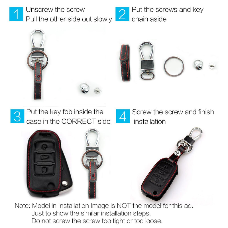 Compatible with fit for M3N-32337100 Chevrolet Colorado Silverado 1500 2500 HD 3500 HD, GMC Canyon Sierra 1500 2500 HD 3500 HD Leather Keyless Entry Remote Control Key Fob Cover Case Protector Shell 2