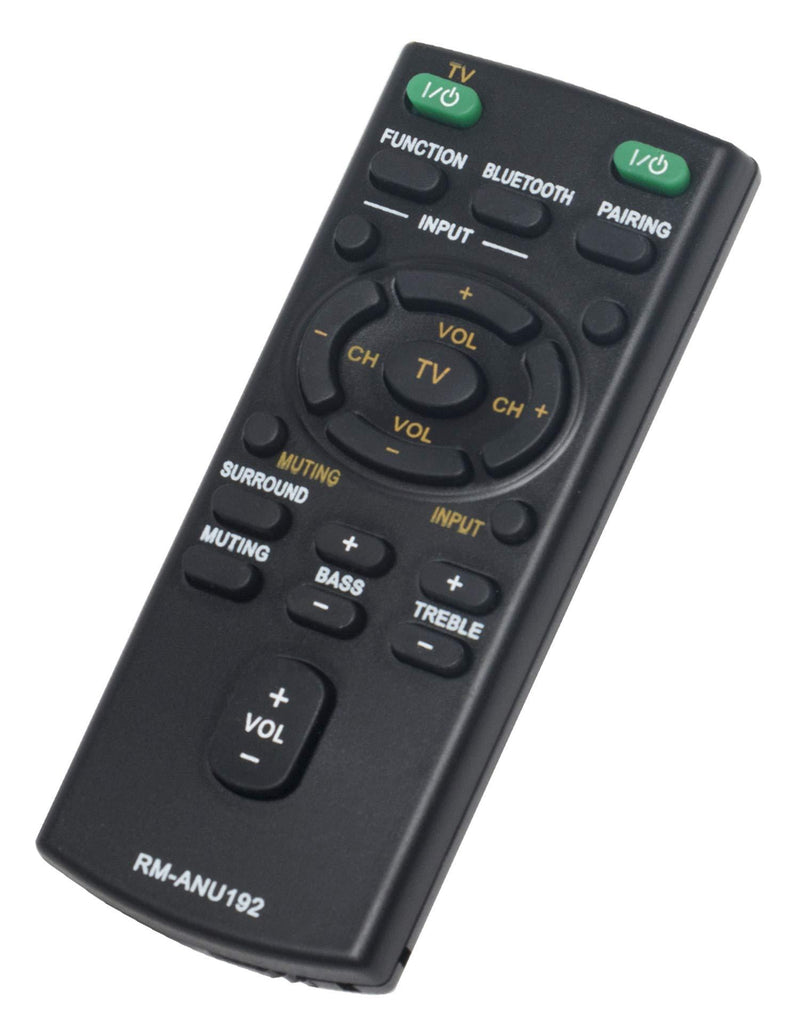 VINABTY Rm-anu192 Rm-anu191 Replaced Remote fit for Sony Sound Bar Ss-wct60 Sswct60 Ht-ct60 Sact60 Sa-ct60 Sa-ct60bt Sact60bt Htct60bt Ht-ct60bt Sact60bt Sa-ct60bt Sswct60 Ss-wct60