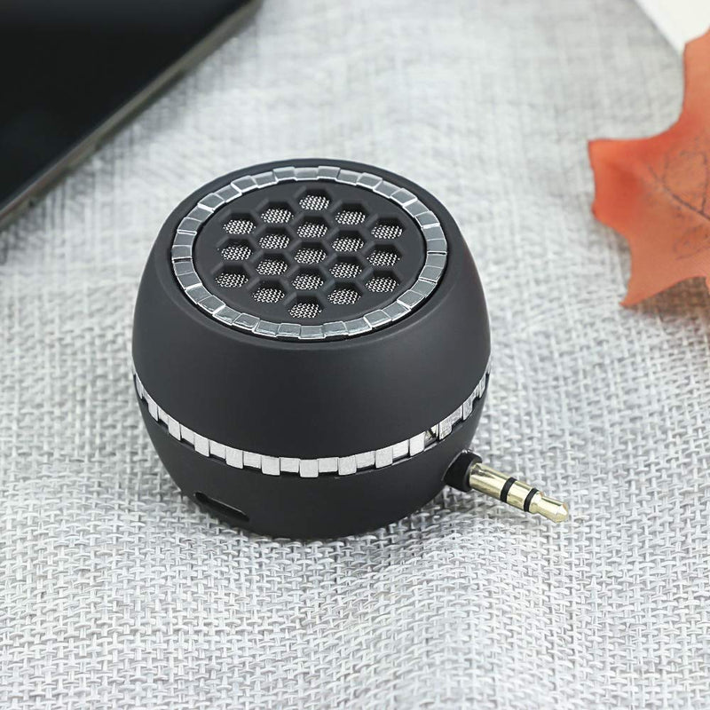 INTSUN Mini Portable Speaker, 3W Mobile Phone Speaker Line-in Speaker with Clear Bass 3.5mm AUX Interface, Plug and Play for iPhone, Smartphone, IPad, Computer