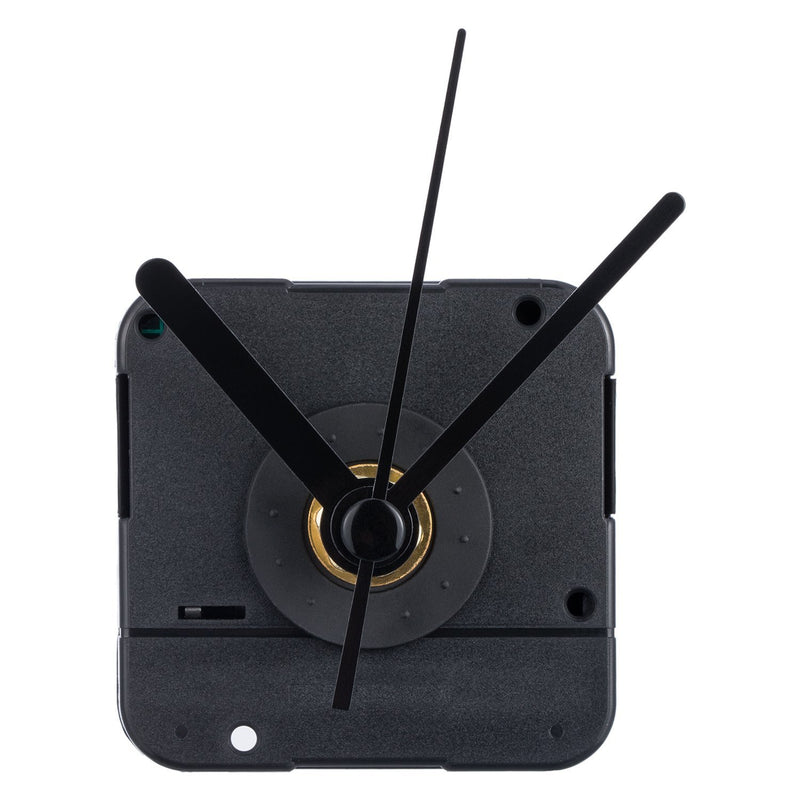 Mudder Clock Movement with Short Hands, 4/25 Inch Maximum Dial Thickness, 3/5 Inch Total Shaft Length