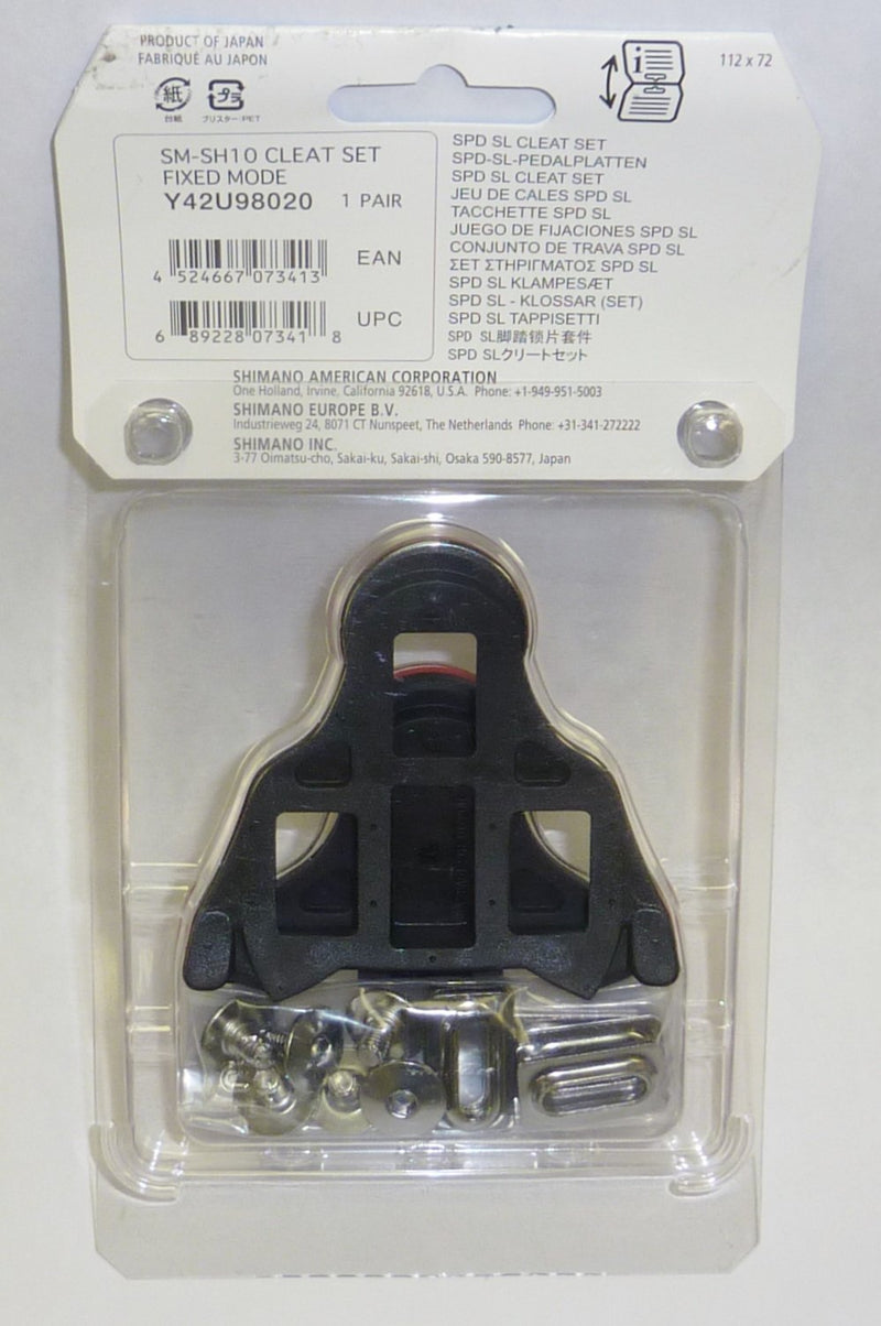 SHIMANO SPD-SL Cleat Set One Color SM-SH10/Fixed