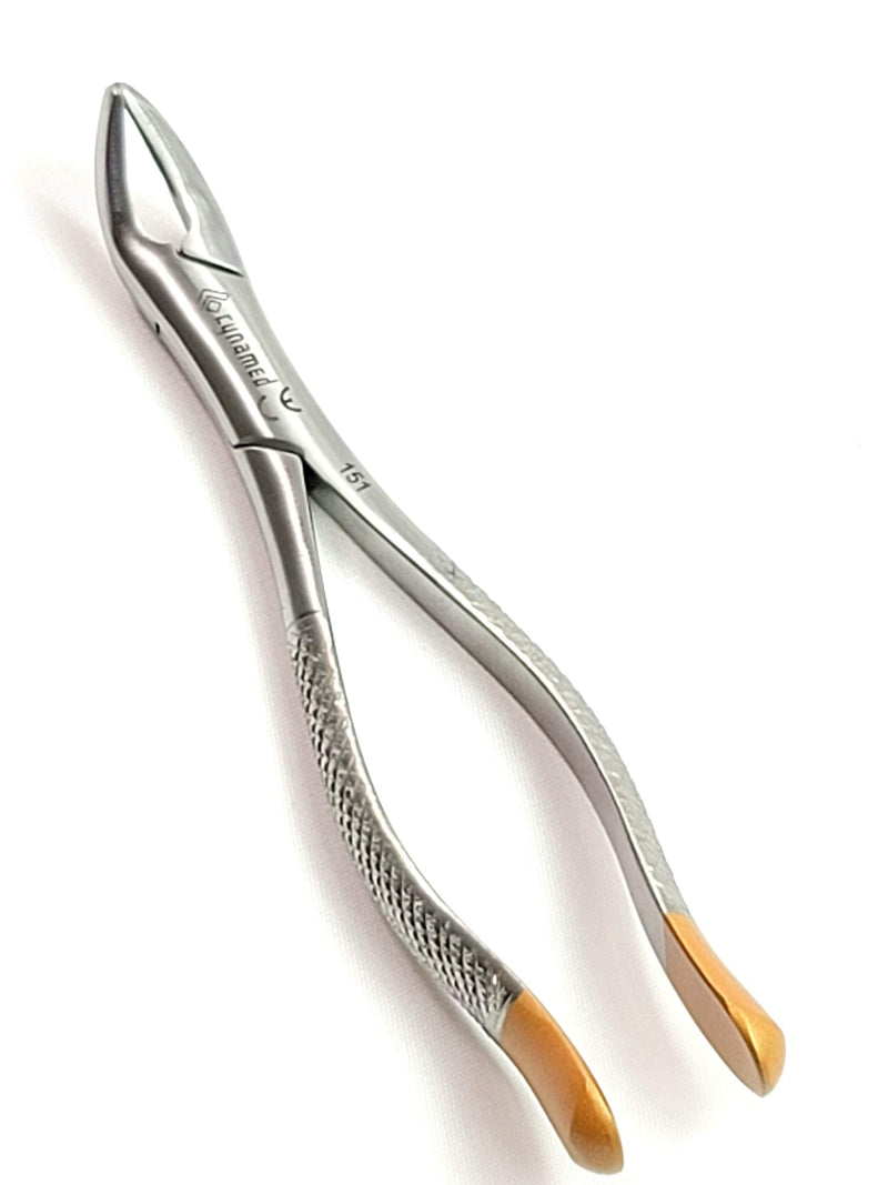 German Dental Extracting Forceps #151-Lower Bicuspid, Lower Incisor, Lower Root, Universal Extraction Forceps Dental Instruments -Cynamed