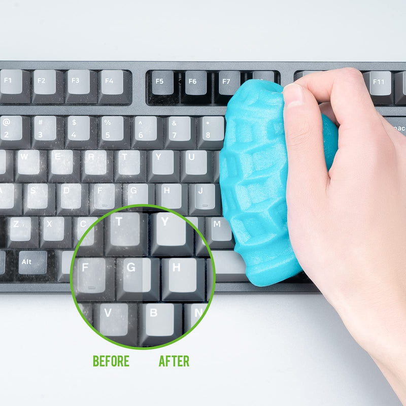 CLICK CLEAN Keyboard Cleaning Gel, 7oz Universal Cleaning Gel for Keyboards Electronics Cleaner Dust Cleaning Gel for Car, Laptop, Keyboard, Air Vents