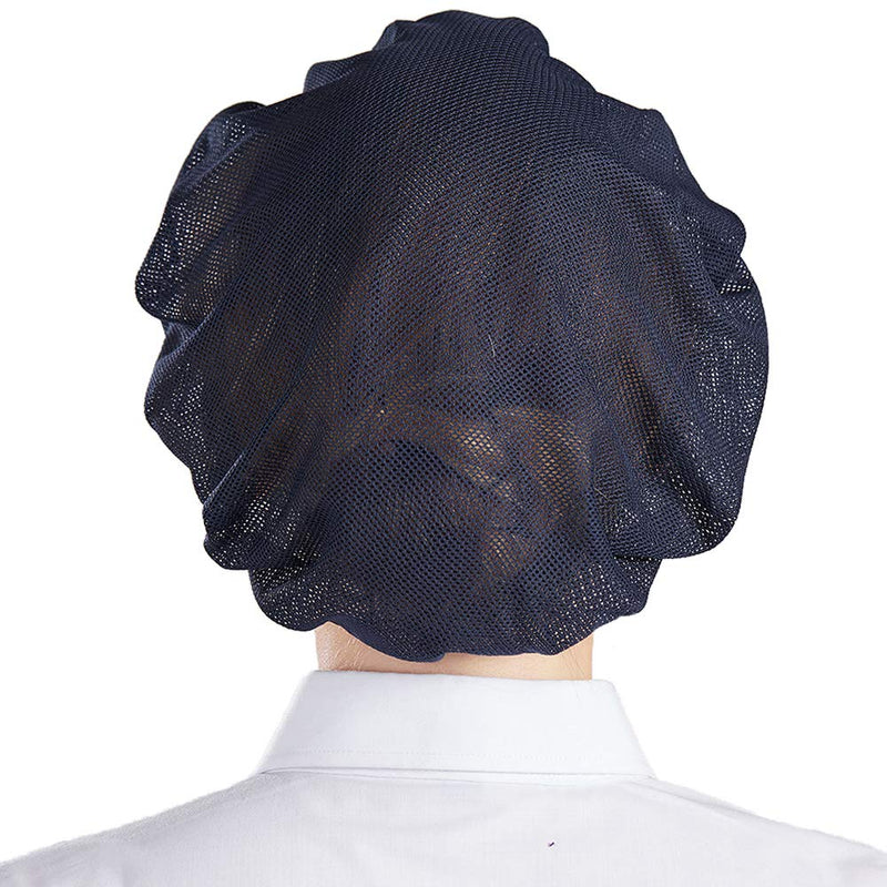 Nanxson Unisex Work Hat Hairnet Elastic Food Factory Workshop Breathable Washable Dust Cap CF9023 Navy Blue