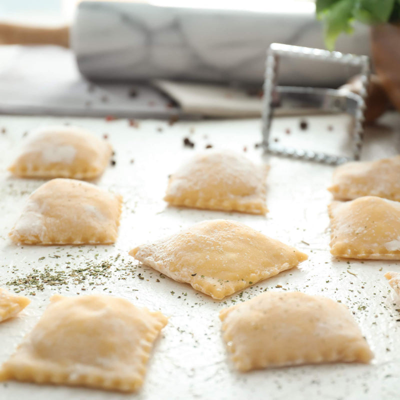 Fox Run 57670 Ravioli Cutter Stamps, Round & Square, Set of 2